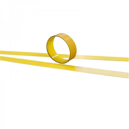 WT-6000 Überfahrbares Bodenmarkierungsband markierungsband aus metall – 75mm*1,5 meter, gelb