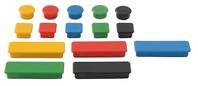 Round magnet (4 mixed colours) 10 pieces/pack