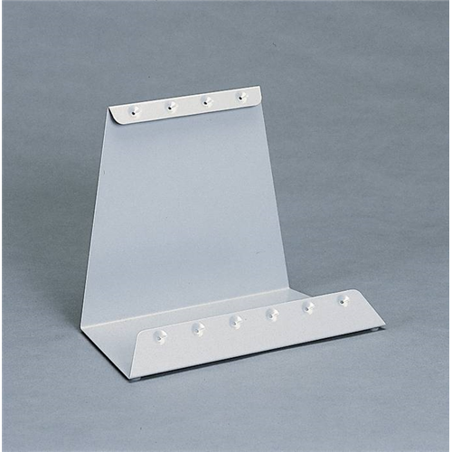Desk Base without Organizer Pockets - light-gray, for holding 3 panel bracket elements size DIN A4 vertical