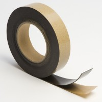 Magnetband auf rolle, 0,9 mm stark, Breite x Länge: 10 x 10.000 mm selbstklebend