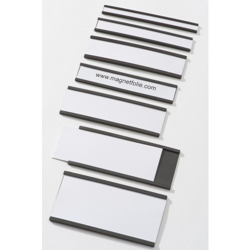 Magnetic label strips (C-Channel) 80mmx 15mm
